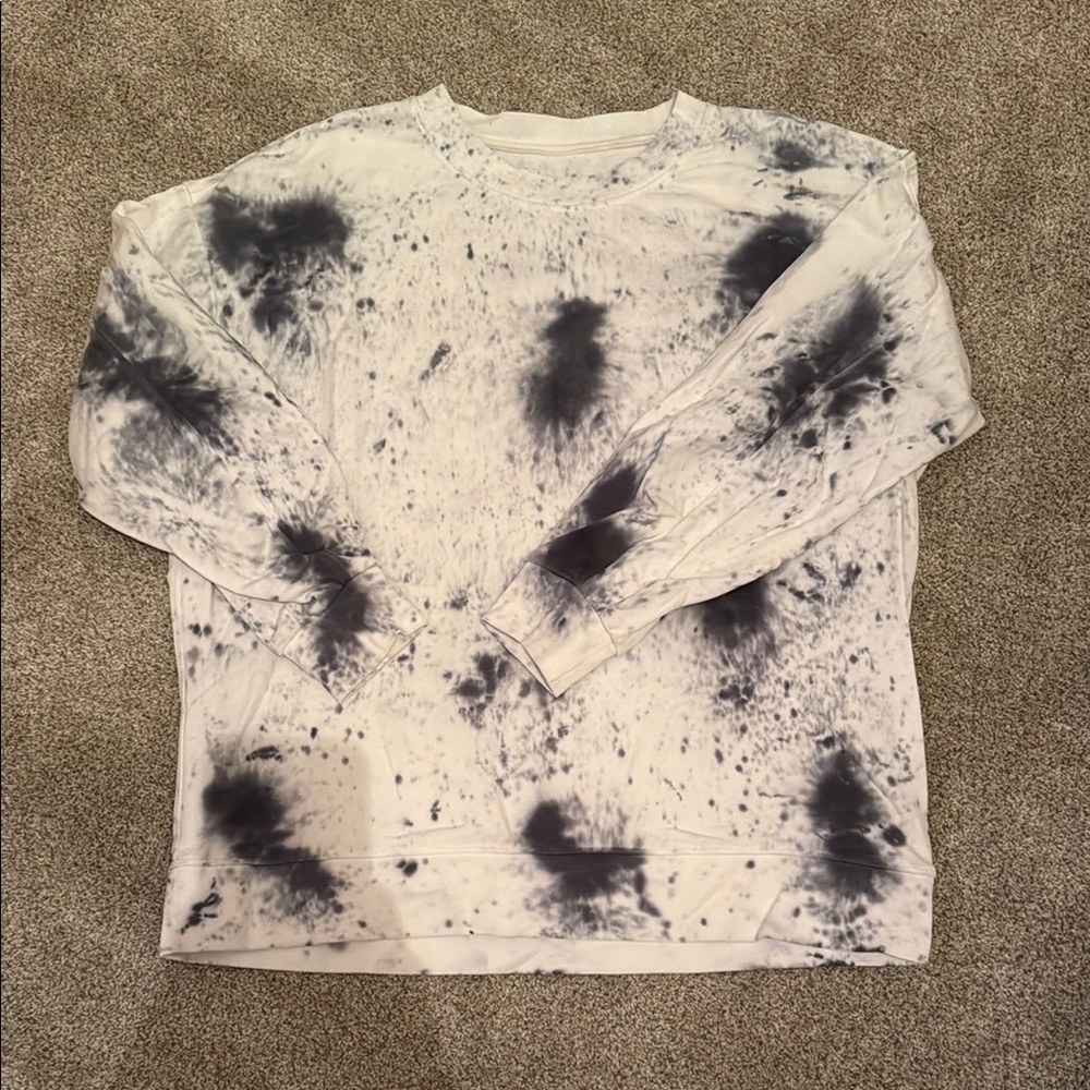 Lululemon Tie-Dye Boyfriend Crew Sweatshirt